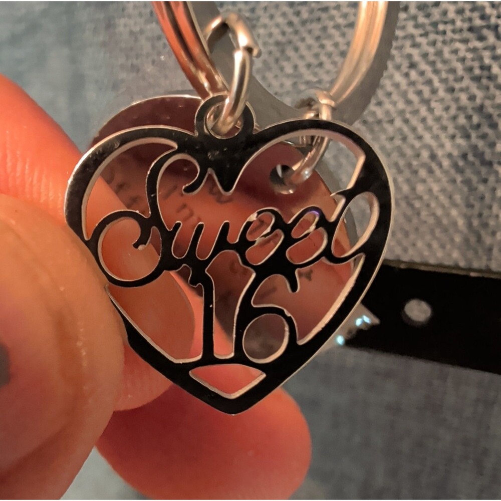 Sweet 16 Funny Keychain Silver Tone Birthday Gift ..I Officially Know Everything - Picture 9 of 16
